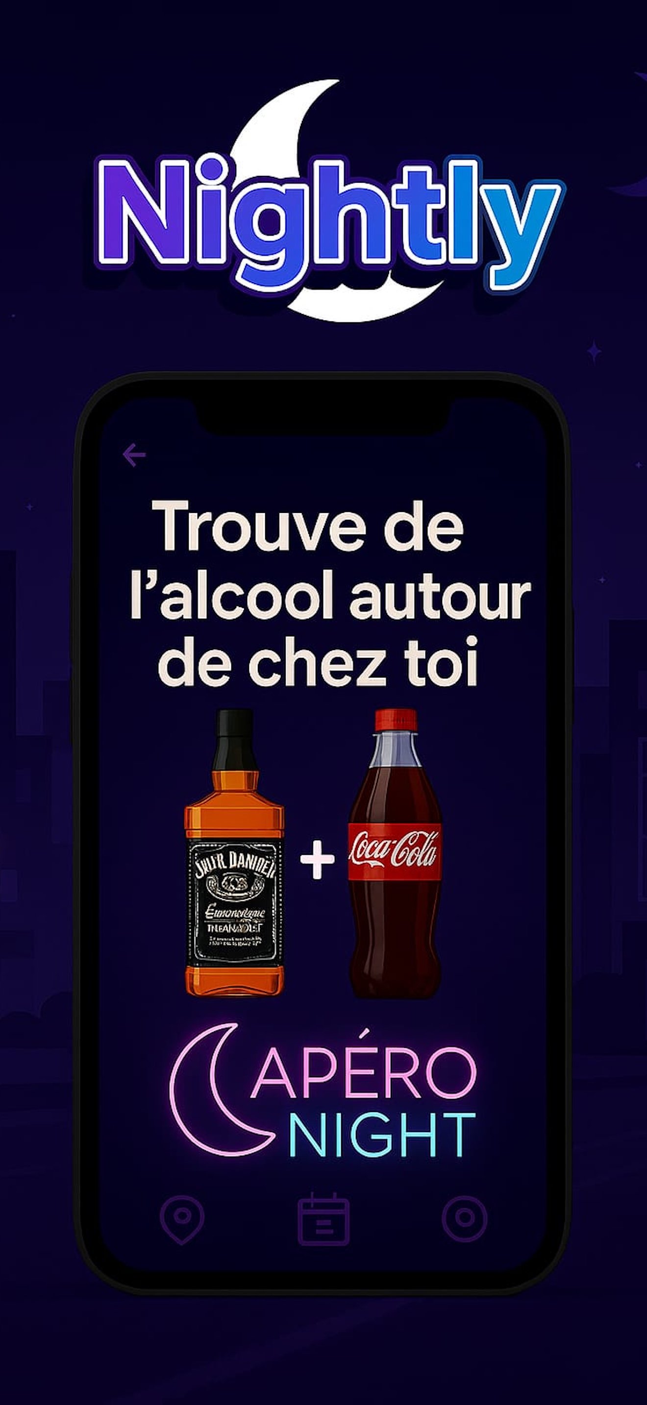 Application mobile Nightly iOS Android - capture d'écran 3