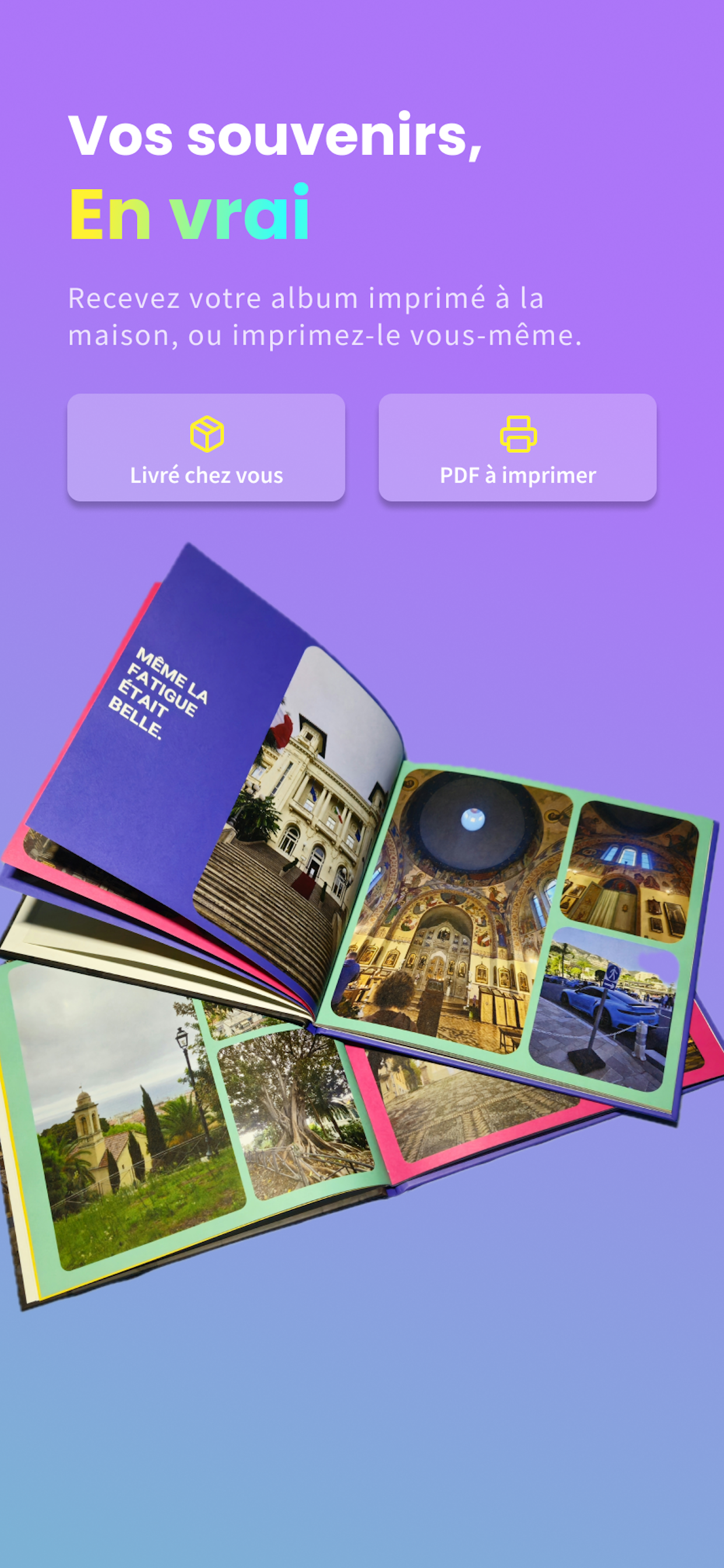 App mobile Souvi — capture d'écran 2
